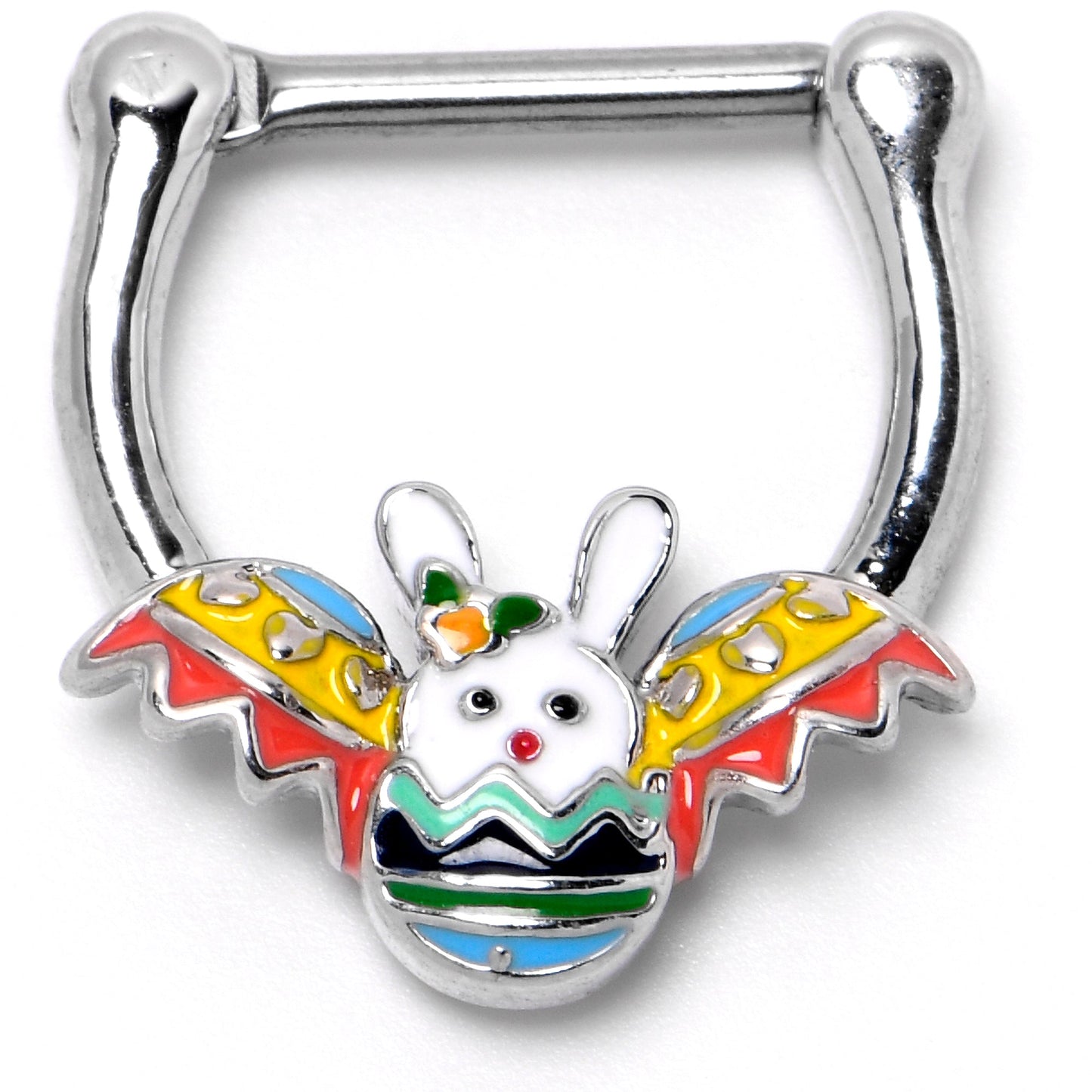 16G 5/16 Easter Egg Bunny Cartilage Clicker