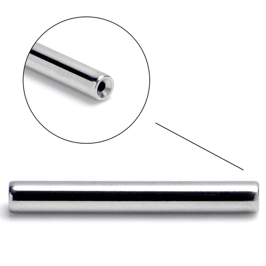 14G 1/2 ASTM F-136 Implant Grade Titanium Threadless Replacement Barbell