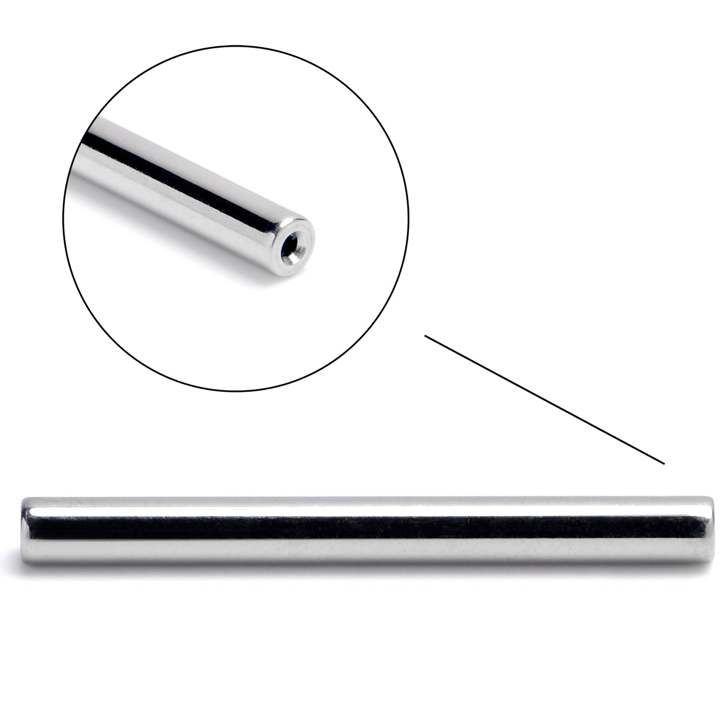 14G 5/8 ASTM F-136 Implant Grade Titanium Threadless Replacement Barbell