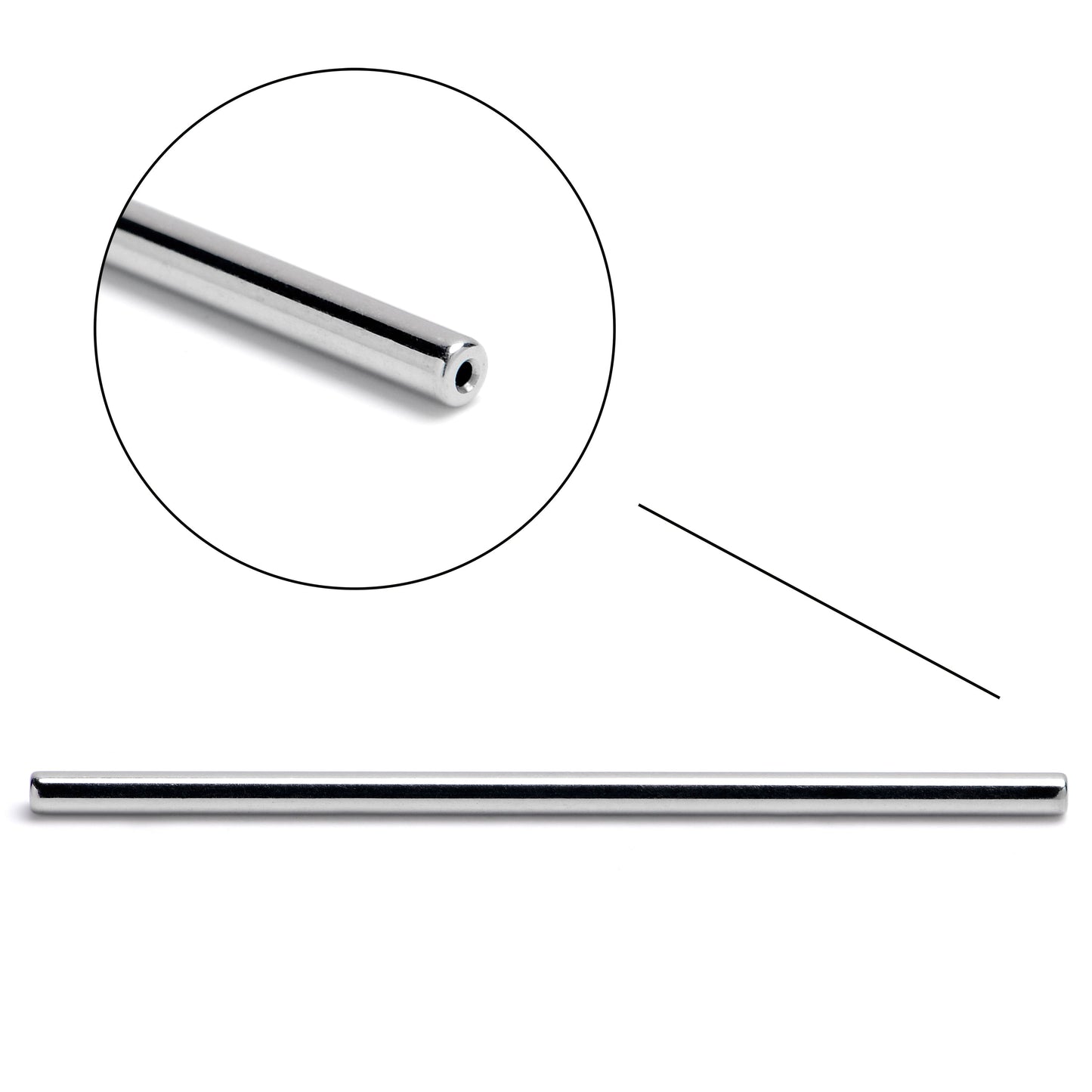 14G 38mm ASTM F-136 Implant Grade Titanium Threadless Replacement Barbell