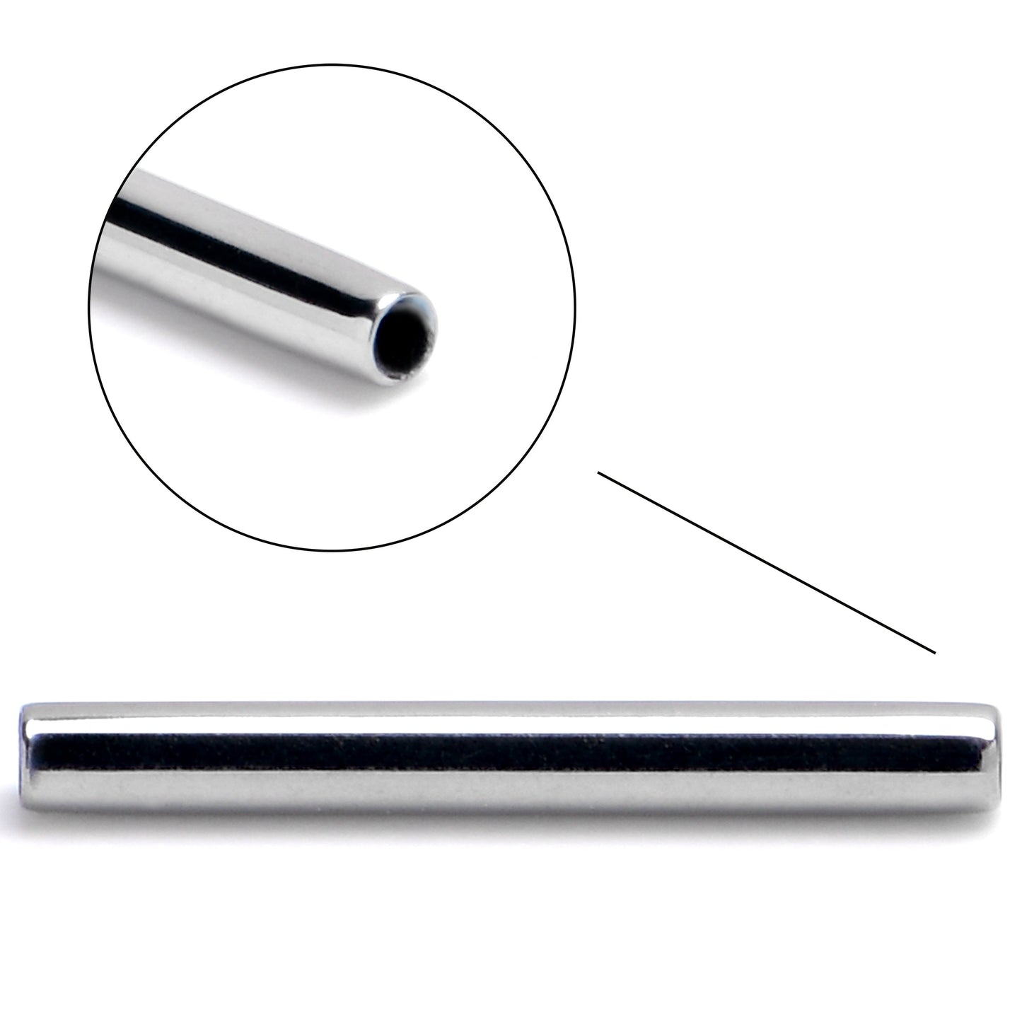 16G 3/8 ASTM F-136 Implant Grade Titanium Threadless Replacement Barbell