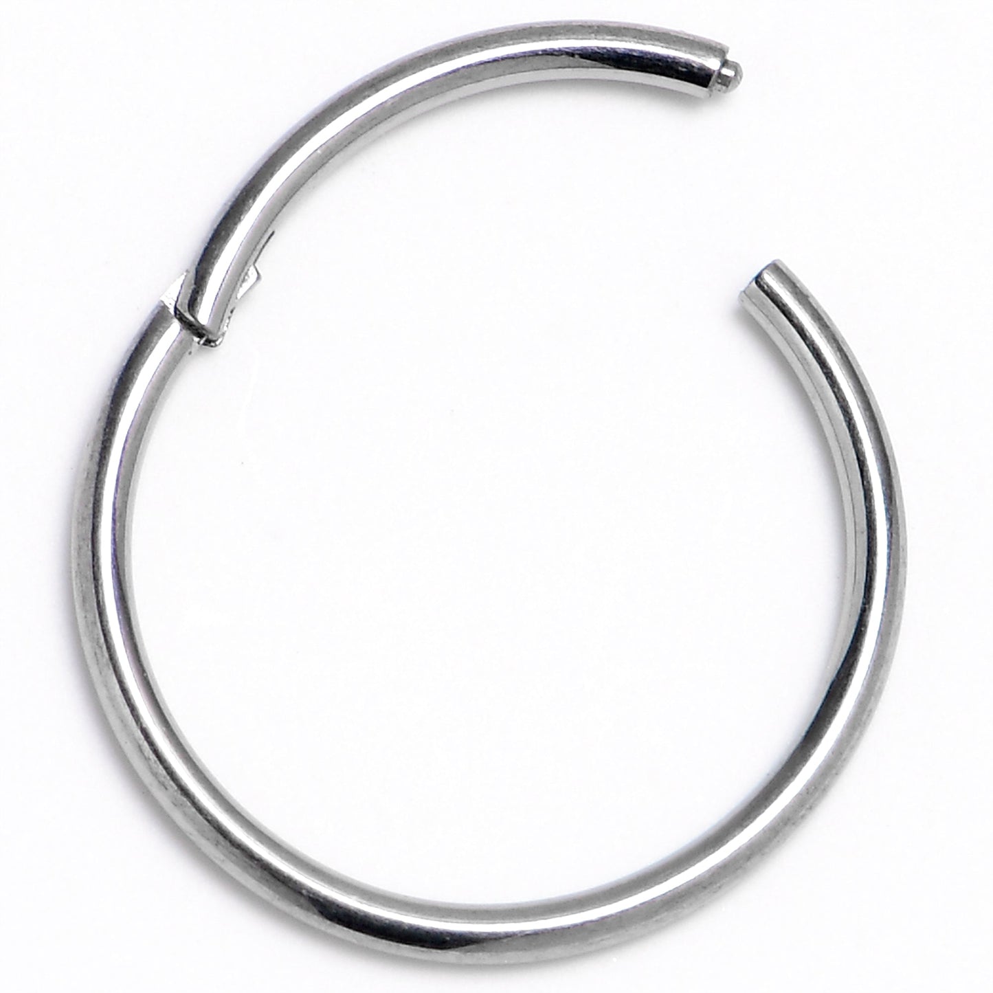 18G 1/2 ASTM F-136 Titainum Percision Hinged Segment Hoop