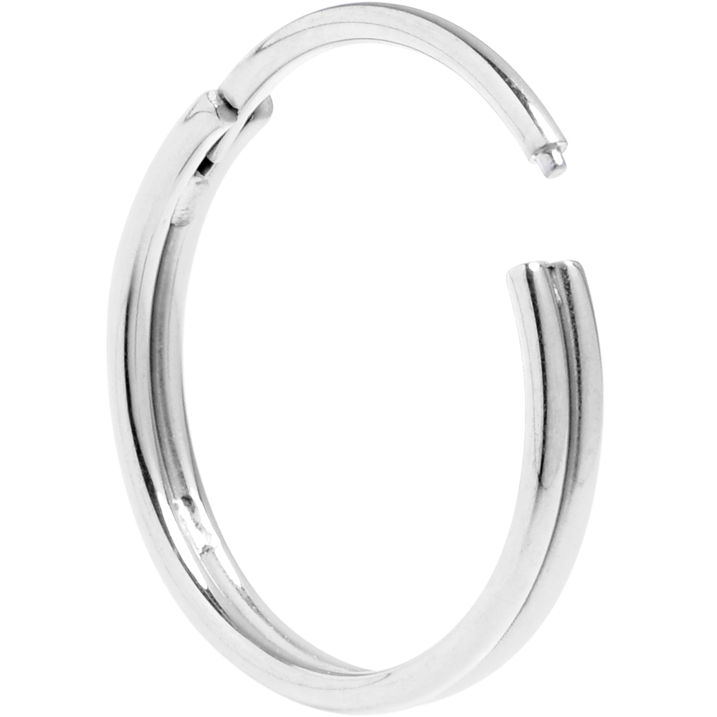 20G 3/8 316L Surgical Steel Double Precision Hinged Segment Ring