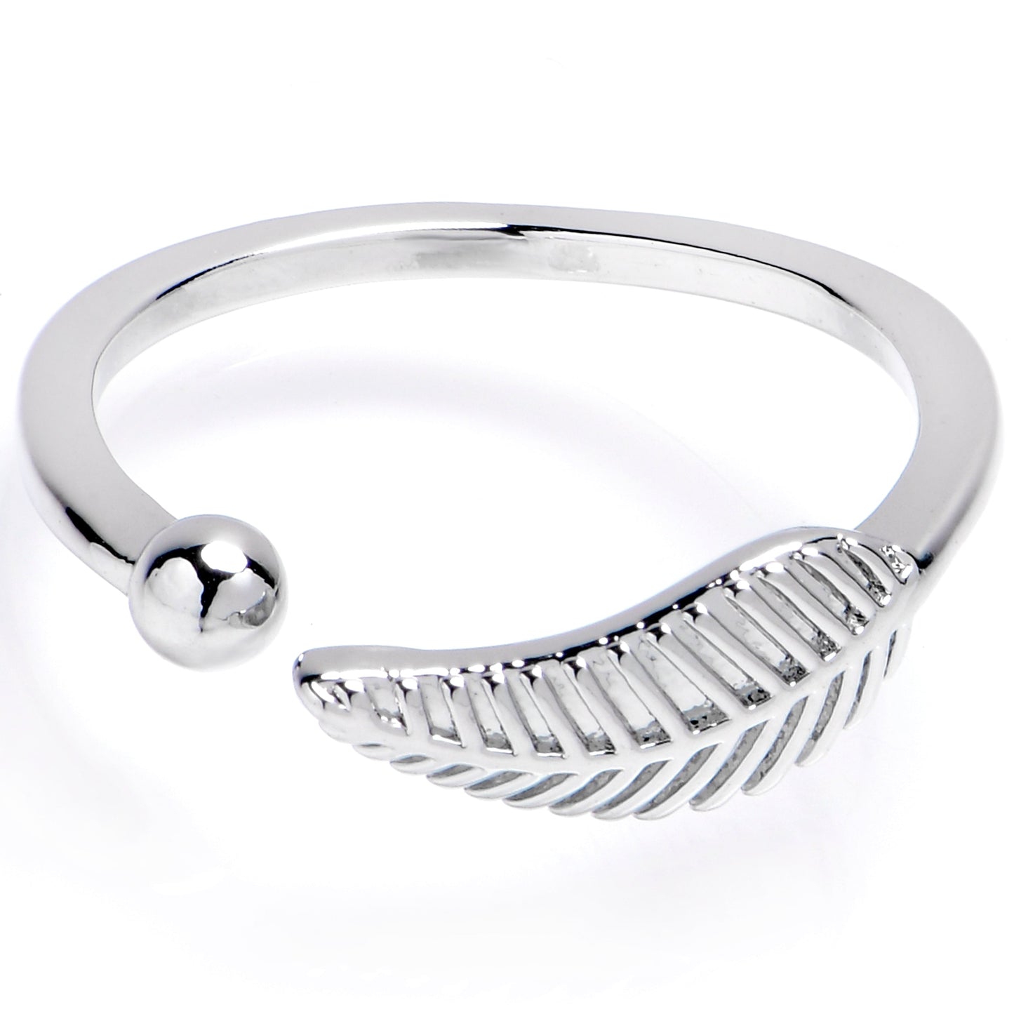 A Little Leaf Adjustable Toe Ring