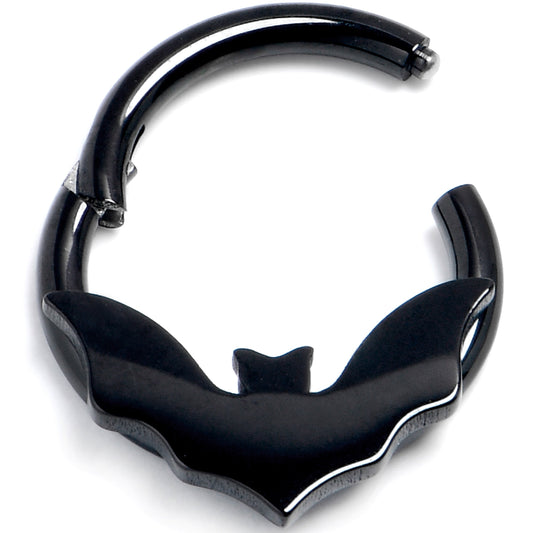 16G 5/16 Black Bat Precision Hinged Segment Ring
