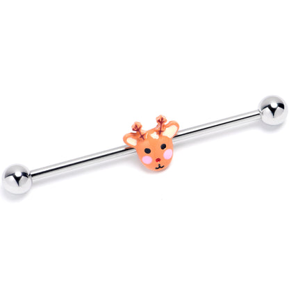 14G Santa's Reindeer Industrial Barbell 38mm