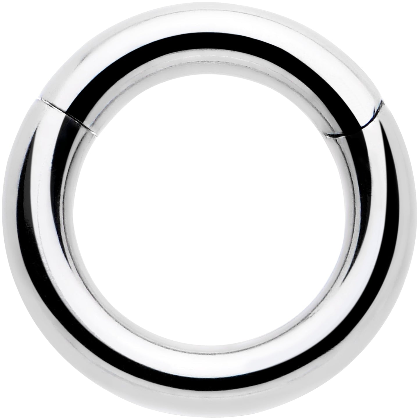 14G 1/4 316L Surgical Steel Precision Hinged Segment Hoop