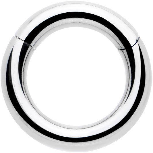 14G 1/4 316L Surgical Steel Precision Hinged Segment Hoop