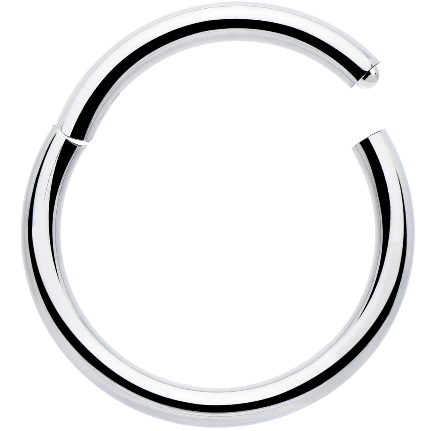 16G 9mm 316L Surgical Steel Precision Hinged Segment Hoop