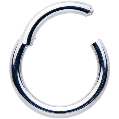 14G 9mm 316L Surgical Steel Precision Hinged Segment Hoop