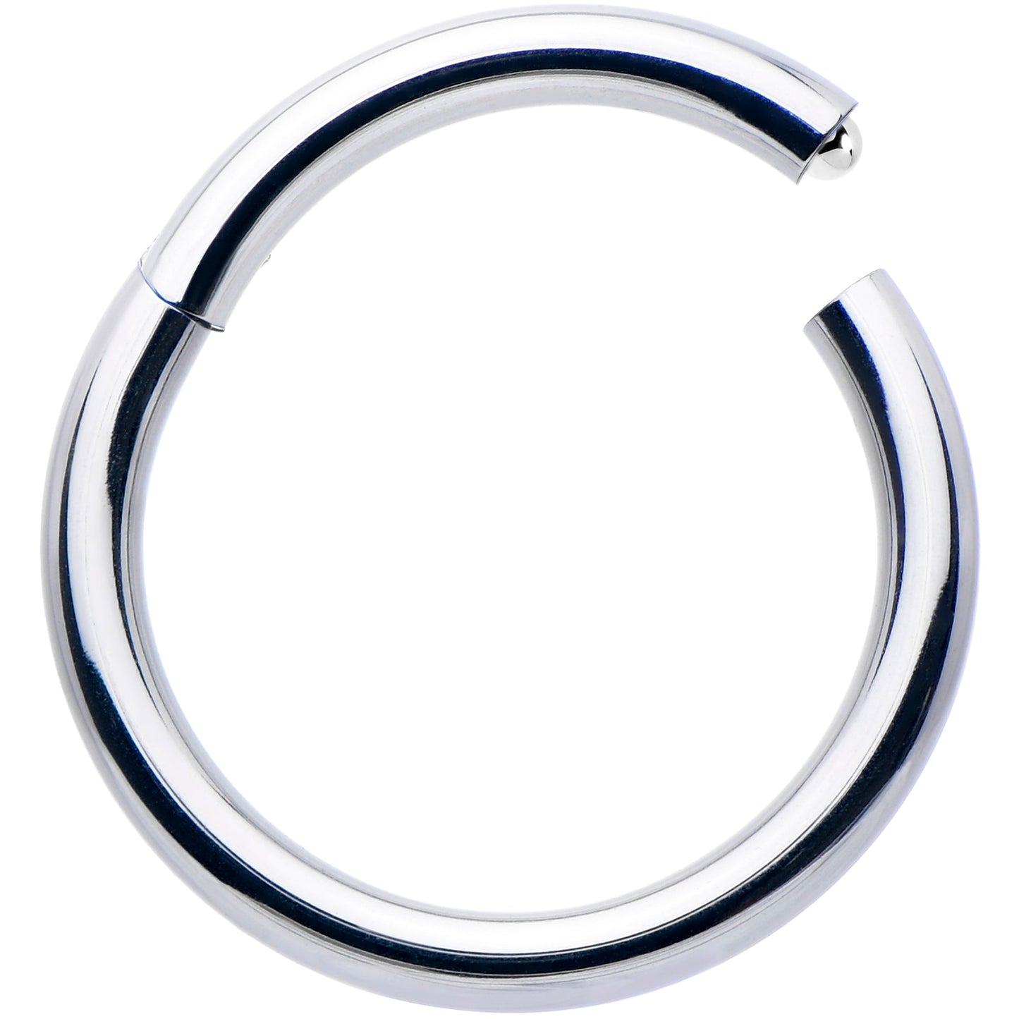 14G 7/16 316L Surgical Steel Precision Hinged Segment Hoop