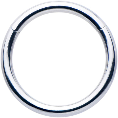 14G 1/2 316L Surgical Steel Precision Hinged Segment Hoop
