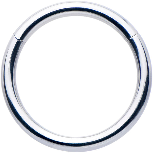 14G 1/2 316L Surgical Steel Precision Hinged Segment Hoop