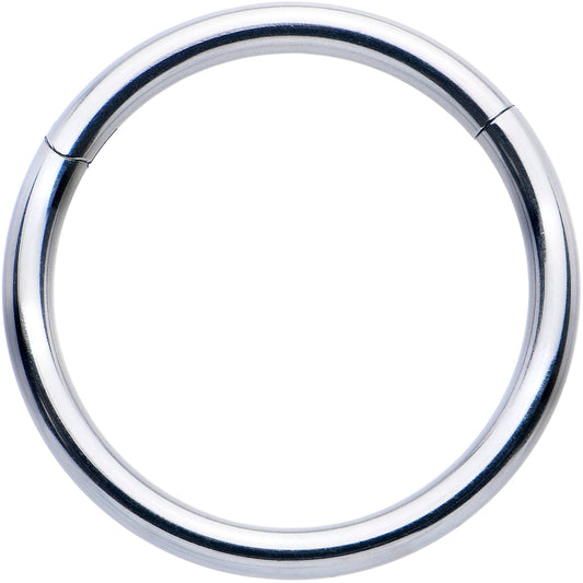 14G 9/16 316L Surgical Steel Precision Hinged Segment Hoop