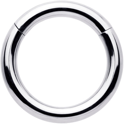 12G 3/8 316L Surgical Steel Precision Hinged Segment Hoop