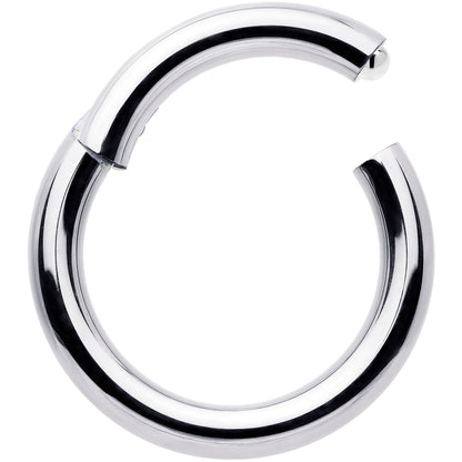 12G 3/8 316L Surgical Steel Precision Hinged Segment Hoop