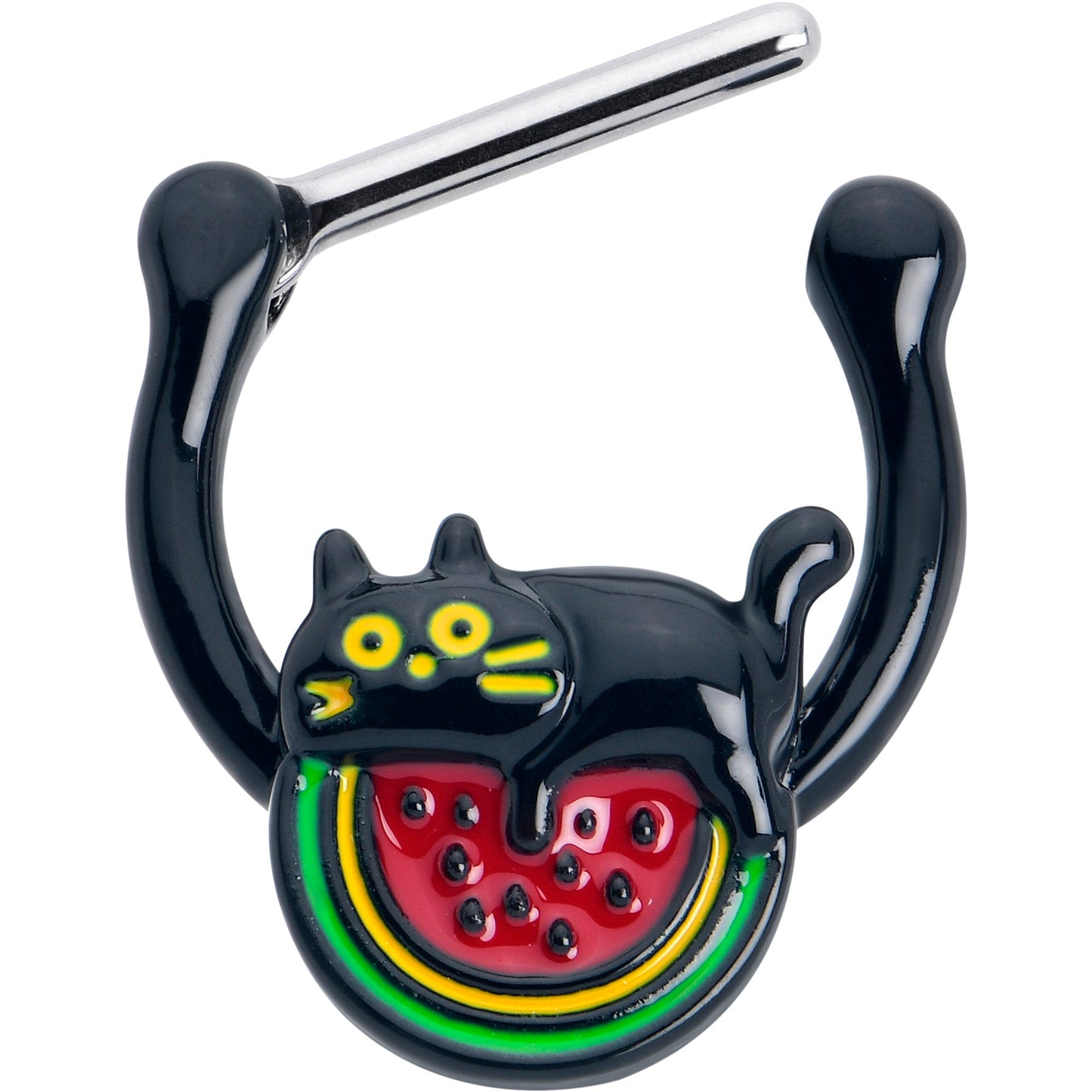 16G 5/16 Watermelon Cat Love Cartilage Clicker Ring