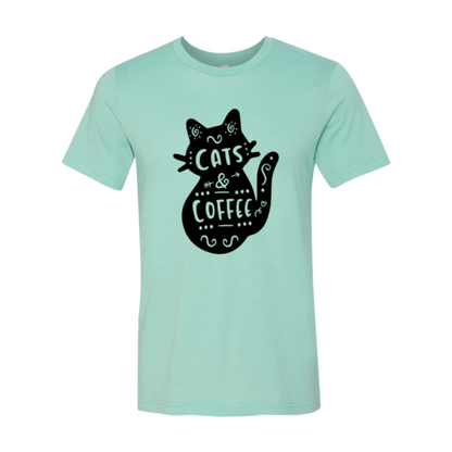 Cat And Coffee T-Shirt - Jaico Online Shop
