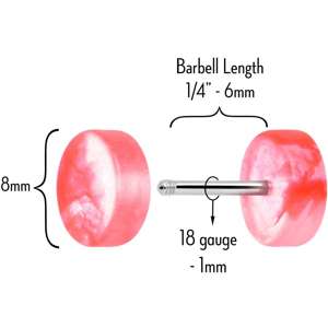 Glow in the Dark Two Tone Cheater Plug Set