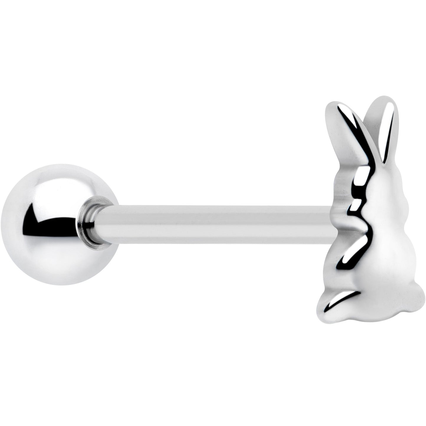 Bunny Rabbit Easter Barbell Tongue Ring