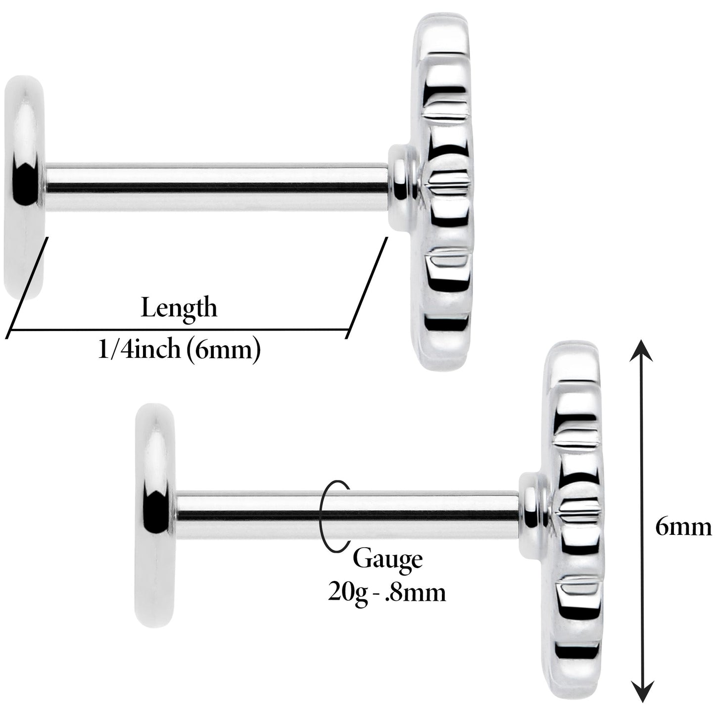Cheery Sunflower Flat Back Earring Set of 2