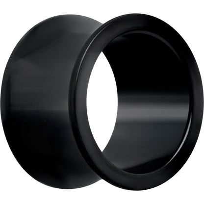Black Hand Polished Double Flare Tunnel Plug Set 6mm to 25mm
