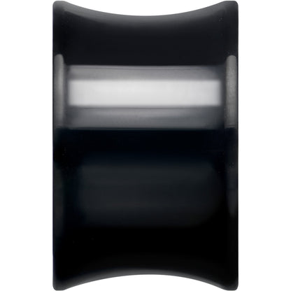 Black Hand Polished Double Flare Tunnel Plug Set 6mm to 25mm