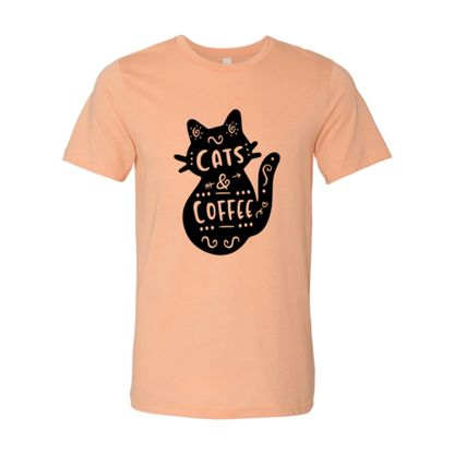 Cat And Coffee T-Shirt - Jaico Online Shop