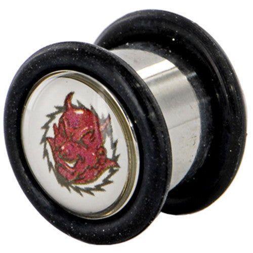 00G Stainless Steel Devil THIRD RAIL Plug