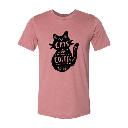 Cat And Coffee T-Shirt - Jaico Online Shop