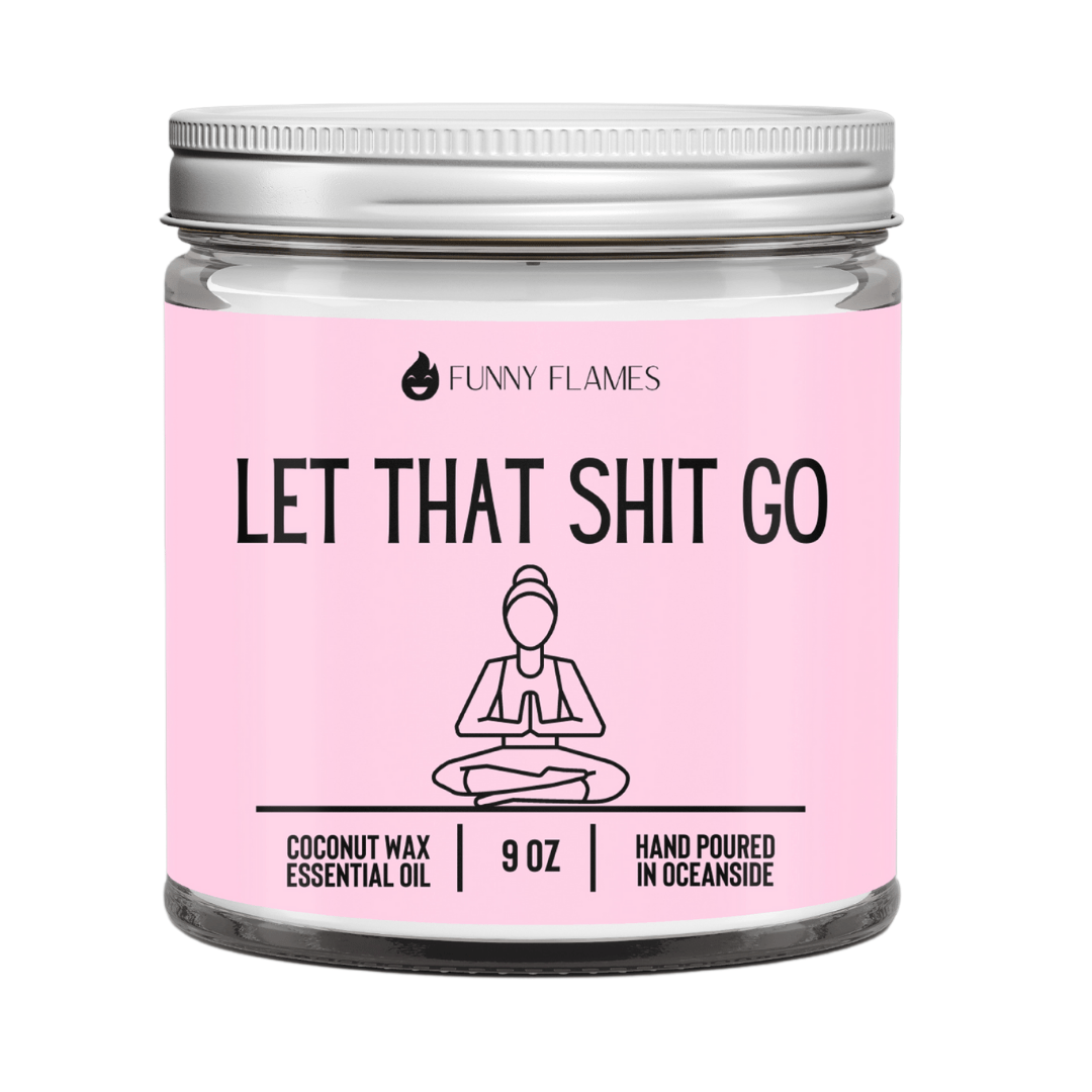 Let That Shit Go (pink) - Funny Candle - Jaico Online Shop