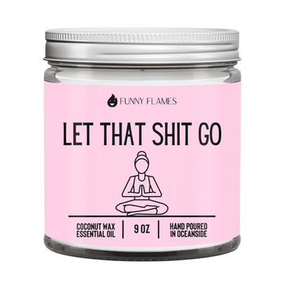 Let That Shit Go (pink) - Funny Candle - Jaico Online Shop