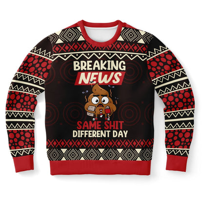 Breaking News: Same Shit Different Day Christmas Sweatshirt