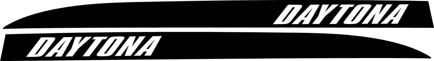 "DAYTONA" Quarter Panel Decals For The 2006-2010 Dodge Charger (x2)