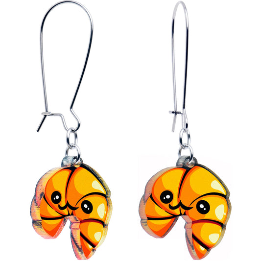 Acrylicious Quaso Croissant Dangle Earrings by Onyx O