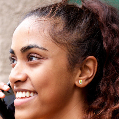 Avocado Oh Both Sides Stud Earrings by Onyx O