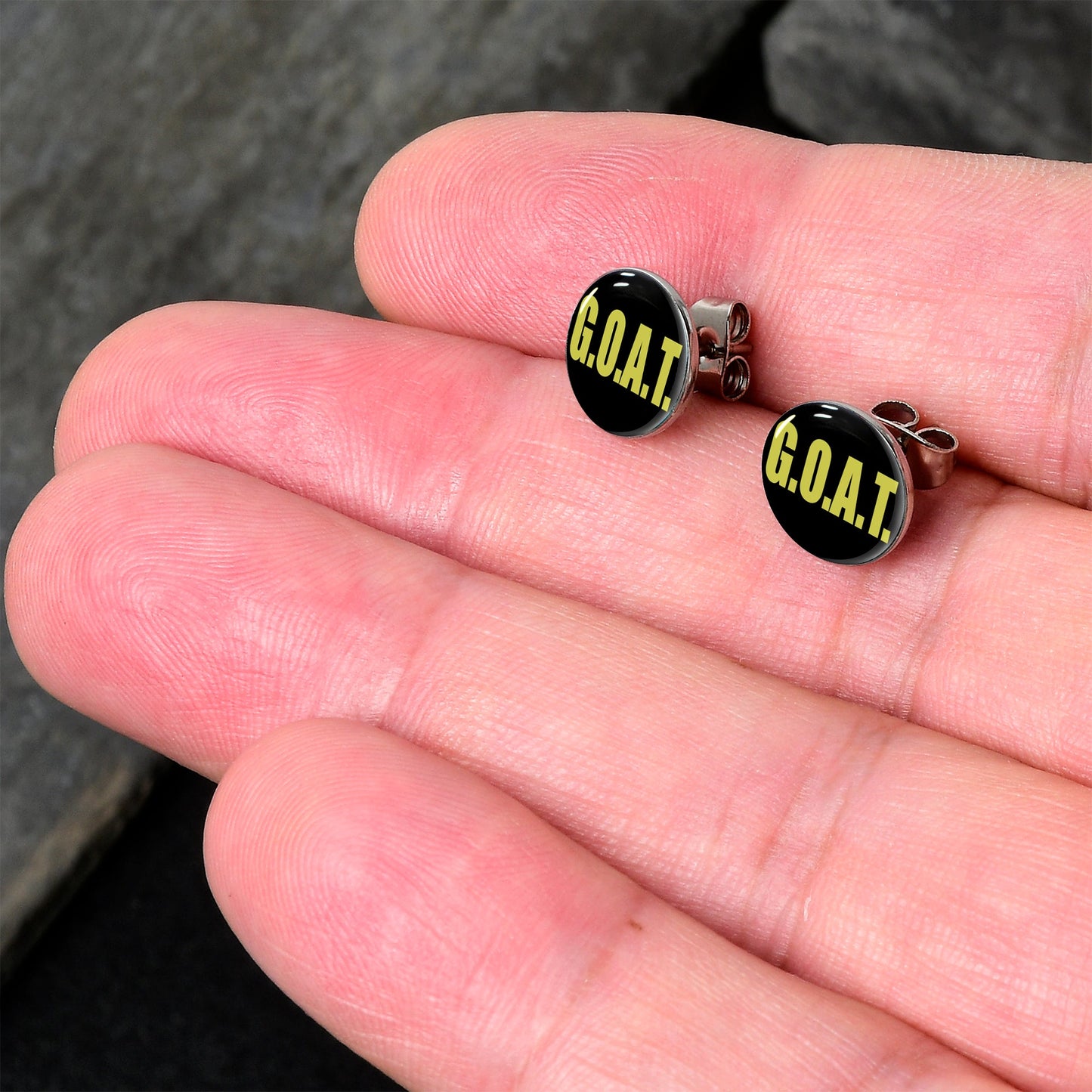 G.O.A.T. Stud Earrings by Onyx O