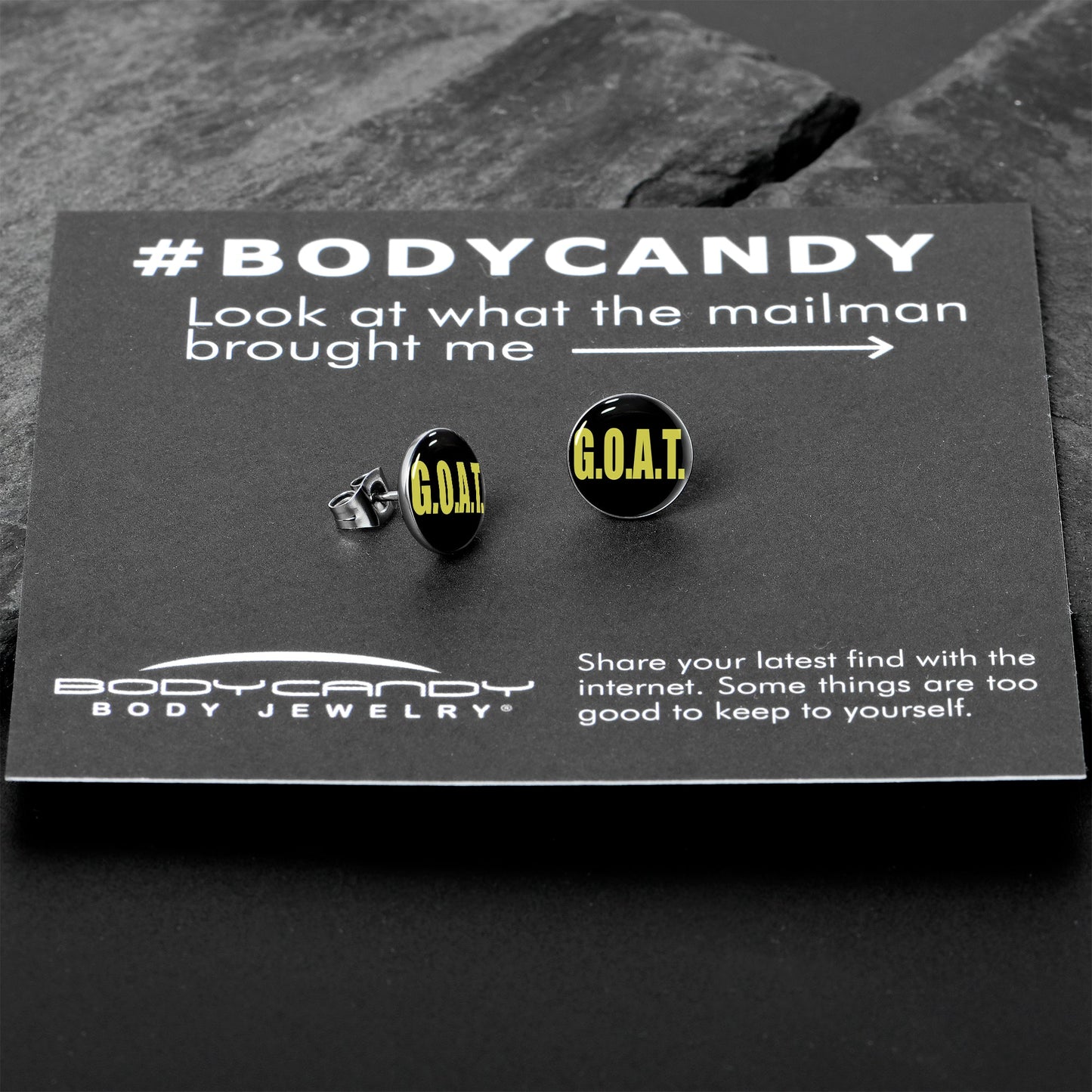 G.O.A.T. Stud Earrings by Onyx O