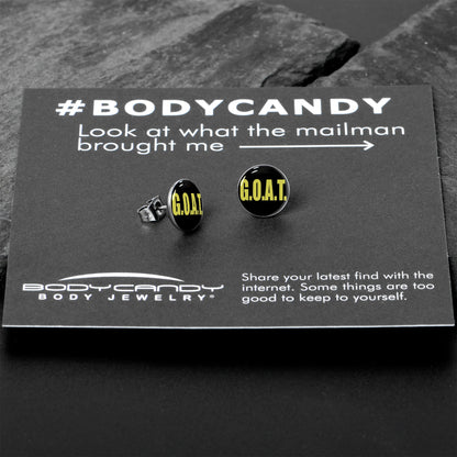 G.O.A.T. Stud Earrings by Onyx O