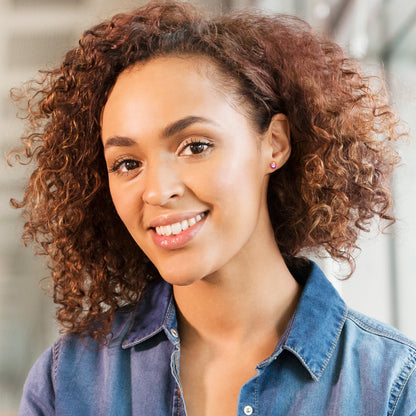 Retro Stripes Peace Sign Fingers Stud Earrings by Onyx O