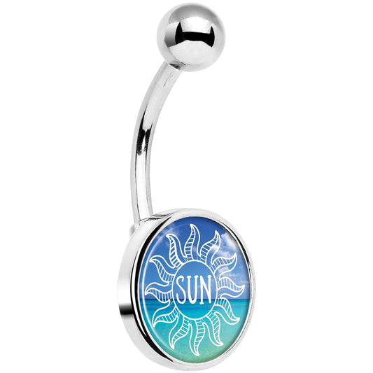 Cool Ocean Sun Belly Ring