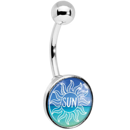 Cool Ocean Sun Belly Ring