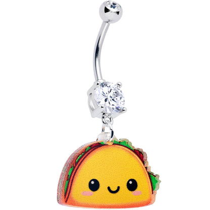 Acrylicious Taco Dangle Belly Ring by Onyx O