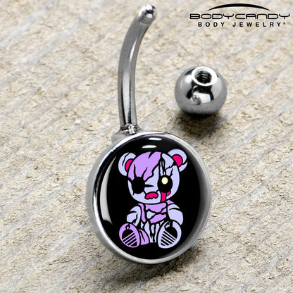 Attitude Teddy Bear Belly Ring by Onyx O