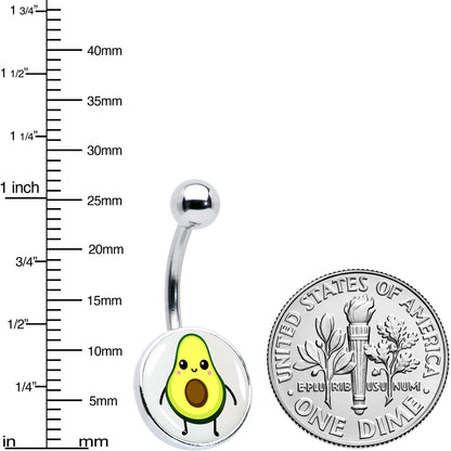 Avocado Oh BFF Set of 2 Belly Rings by Onyx O