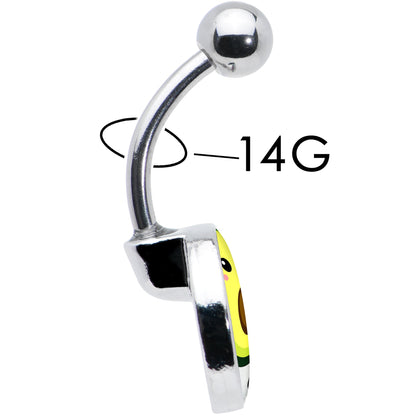 Avocado Oh BFF Set of 2 Belly Rings by Onyx O