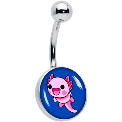 Adorable Axolotl Belly Ring by Onyx O