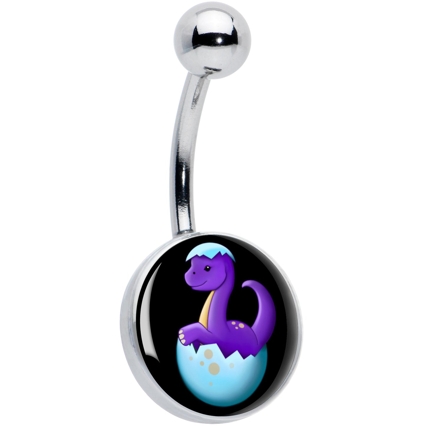 Baby Dinosaur Belly Ring by Onyx O