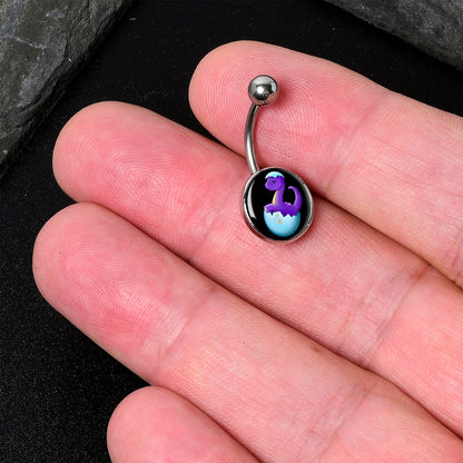 Baby Dinosaur Belly Ring by Onyx O