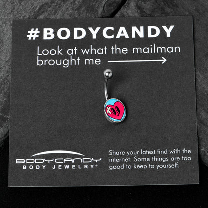 Bandaged Heartbreak Heart Belly Ring by Onyx O